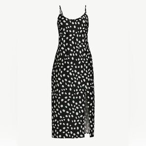 Scoop Polka Dot Dress size L
